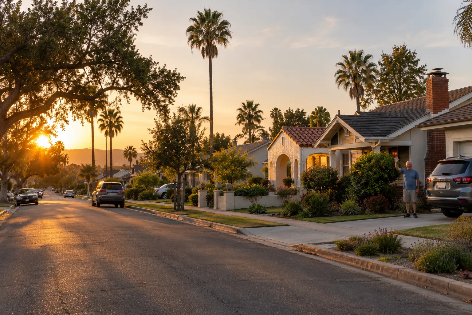Neighborhood homes with older roofs waiting for replacement in San Jose